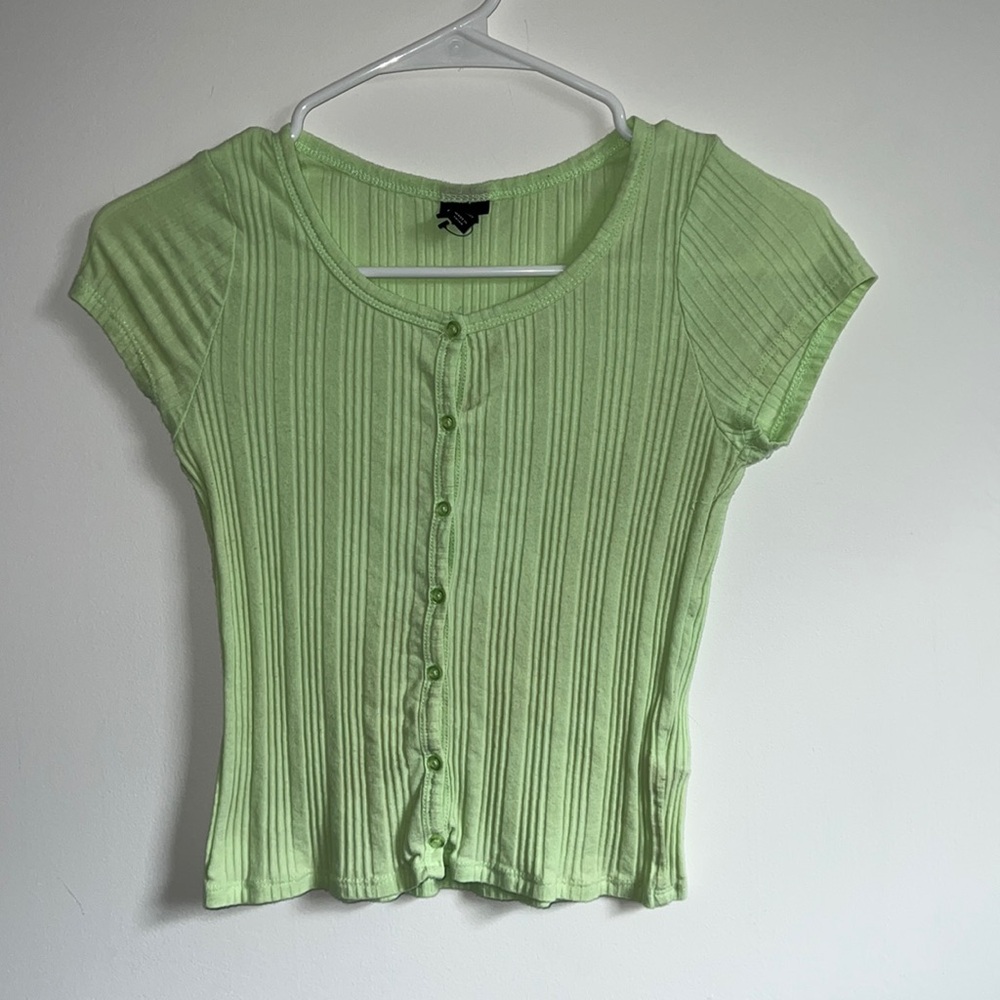 Lime stretchy shirt